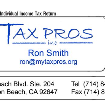 Tax Pros - Tax Services Near Me - Huntington Beach, California Tax Pros - Tax Services Near Me - Huntington Beach, California