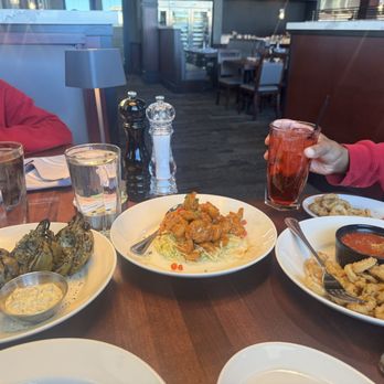J. Alexander's - Grilled Artichoke (perfectly seasoned) Shrimp Calamari - American Near Me - Chandler, Arizona J. Alexander's - Grilled Artichoke (perfectly seasoned) Shrimp Calamari - American Near Me - Chandler, Arizona