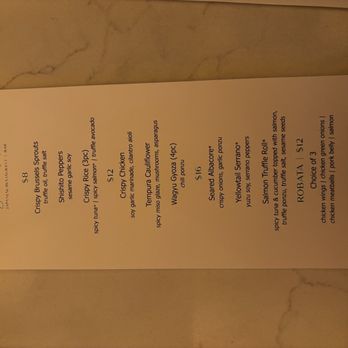 Taisho - Happy Hour Menu - Sushi Bars Near Me - Sherman Oaks, California