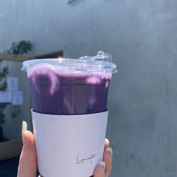 Laveta - Ube latte with soy milk - Coffee & Tea Near Me - Los Angeles, California
