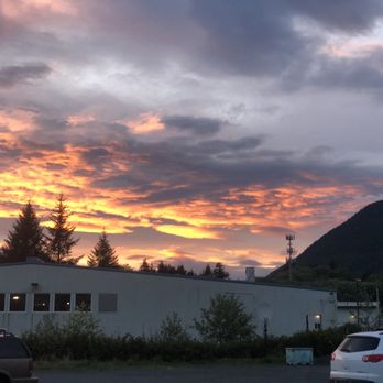 Campfire Kitchen - Our view from the outdoor dining area. - Pizza Near Me - Sitka, Alaska Campfire Kitchen - Our view from the outdoor dining area. - Pizza Near Me - Sitka, Alaska