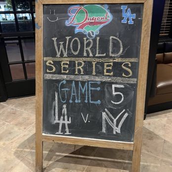 The Dugout - Video of the bar celebrating the Dodgers Win in game 5! - Sports Bars Near Me - Simi Valley, California