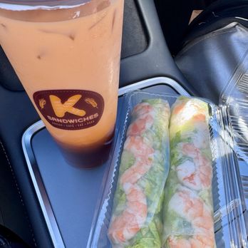 K Sandwiches - Thai tea and spring rolls - Sandwiches Near Me - San Diego, California