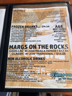 Menu photo 1 Reggie's on the Beach Chicago, IL Menu photo 1 Reggie's on the Beach Chicago, IL