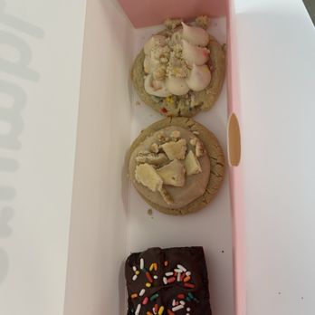 Crumbl - Mandarin - Brownie cookie, confetti cookie, and brown sugar pop tart - Bakeries Near Me - Jacksonville, Florida