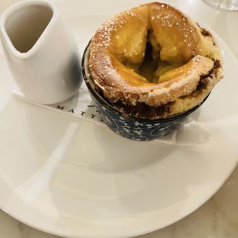 Matthew's Restaurant - Souffle Creme Anglaise of the Evening - New American Near Me - Jacksonville, Florida