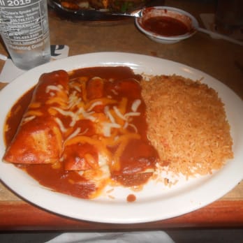 El Tren Grill - Three-enchilada dinner with extra rice. - Mexican Near Me - Tallmadge, Ohio El Tren Grill - Three-enchilada dinner with extra rice. - Mexican Near Me - Tallmadge, Ohio