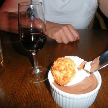 Bar Acuda - Chocolate pot de creme with coconut macaroon and whipped cream - Tapas Bars Near Me - Hanalei, Hawaii Bar Acuda - Chocolate pot de creme with coconut macaroon and whipped cream - Tapas Bars Near Me - Hanalei, Hawaii