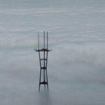 Golden Gate Helicopters - Sutro Tower in a sea of fog. - Transportation Near Me - Concord, California
