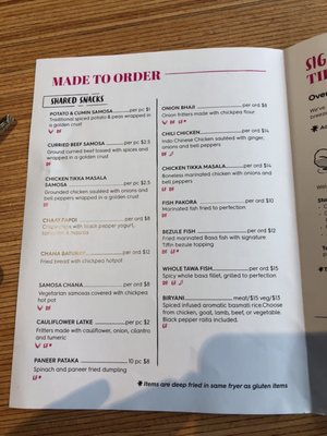 Menu photo 1 Tiffin India's Fresh Kitchen Edmonton, AB