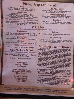 Menu photo 2 Dog Prairie Tavern O Fallon, MO Menu photo 2 Dog Prairie Tavern O Fallon, MO