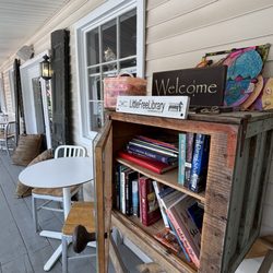 Lost River Trading Post - They've got a Free Little Library :) Love these!!!