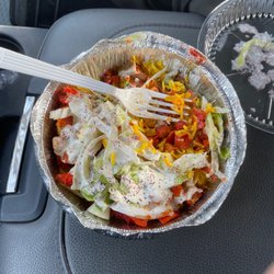Rockyz Pizza & Deli - Chicken gyro platter.