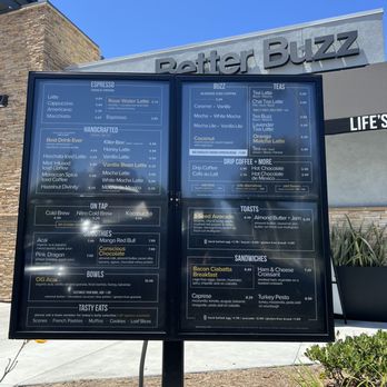 Better Buzz Temecula - Drive thru (menu) - Coffee & Tea Near Me - Temecula, California