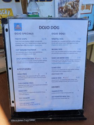 Menu photo 3 Dojo Dog Berkeley, CA