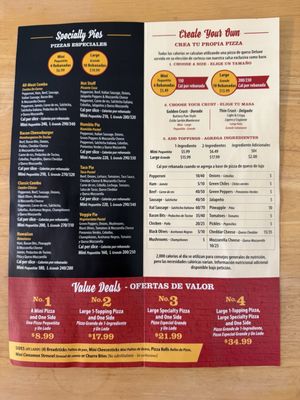 Menu photo 2 Godfather’s Pizza Greenfield, CA