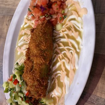 Whiptail Grill - The Famous Goat Cheese Chile Relleno is amazing. Favorite meal while on the trip. - Mexican Near Me - Springdale, Utah Whiptail Grill - The Famous Goat Cheese Chile Relleno is amazing. Favorite meal while on the trip. - Mexican Near Me - Springdale, Utah