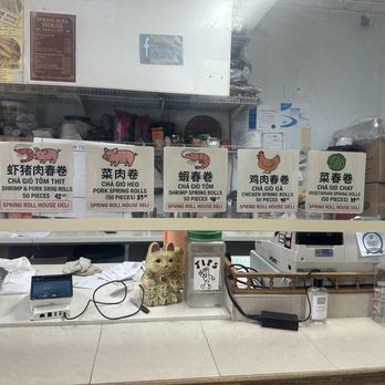 Spring Roll House-Deli - Inside the store. Current prices as of 09/02/25 - Vietnamese Near Me - Seattle, Washington