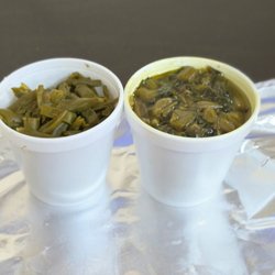 Smitty's Southern Style BBQ - Green beans and greens