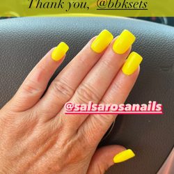 Salsa Rosa Nail Studio - Gel-x extension square