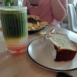 Lemon Lavender Loaf Slice