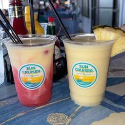 Miami vice and pina colada
