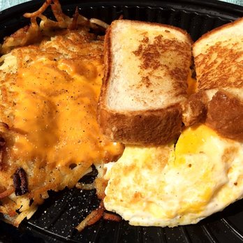 Waffle House - The hash browns with onion and cheese. And the Texas toast breakfast sandwich - Breakfast & Brunch Near Me - Orlando, Florida Waffle House - The hash browns with onion and cheese. And the Texas toast breakfast sandwich - Breakfast & Brunch Near Me - Orlando, Florida