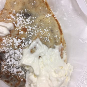Crepe It Up - My crêpe immediately after my mother savaged the whipped cream on the top. - Creperies Near Me - Toronto, Ontario