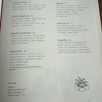 Truly Pizza - Menu - Pizza Near Me - Dana Point, California