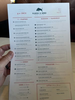 Menu photo 1 Flock & Herd Gastropub Rocky Hill, CT Menu photo 1 Flock & Herd Gastropub Rocky Hill, CT