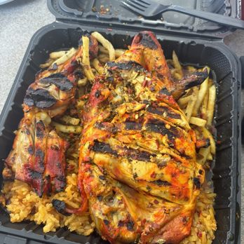Dino's Famous Chicken - Dino's Famous Chicken with Rice, and fries - Burgers Near Me - Pico Rivera, California Dino's Famous Chicken - Dino's Famous Chicken with Rice, and fries - Burgers Near Me - Pico Rivera, California