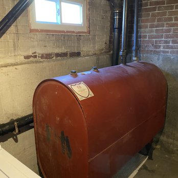 Tankworks Removal and Replacement - Old tank - pipes had always oozed because it wasn't properly installed more than 30 years ago - General Contractors Near Me - Manchester, Connecticut