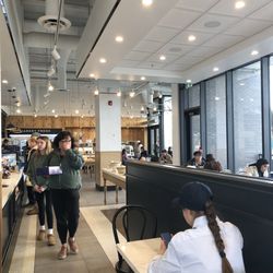 Paris Baguette - A nice large seating area but I'm disappointed by the size of the actual bakery area.