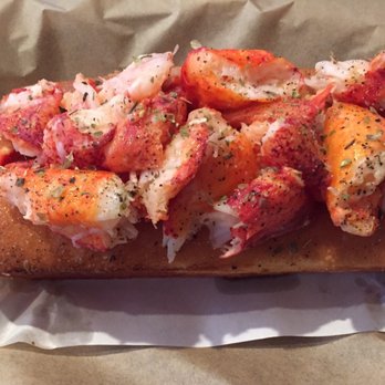 Lobster West - Their standard size lobster roll! - Seafood Near Me - Coronado, California Lobster West - Their standard size lobster roll! - Seafood Near Me - Coronado, California