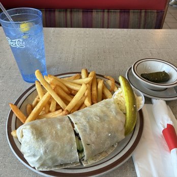 Miss Monticello Diner - Greek salad wrap - Diners Near Me - Monticello, New York Miss Monticello Diner - Greek salad wrap - Diners Near Me - Monticello, New York