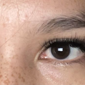 YV Lashes & Brows - Cat eye shape lashes (3D Hybrid full set) - Eyelash Service Near Me - Redondo Beach, California