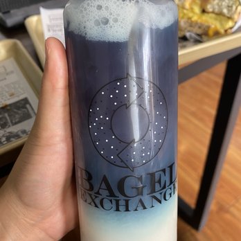 Bagel Exchange - Blue Thai tea - Coffee & Tea Near Me - Alhambra, California