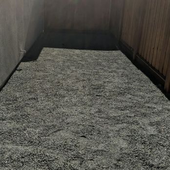 Beltran Landscaping - Unfinished dog run...there was supposed to be turf here - Landscaping Near Me