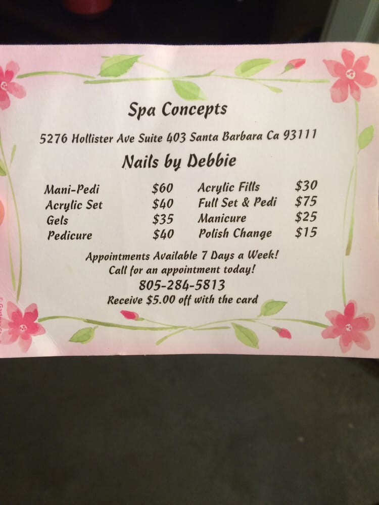 Spa Concepts - Nails By Debbie Logo