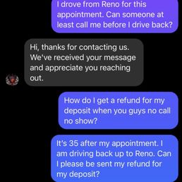 Won't answer me back after owner no call no show Won't answer me back after owner no call no show