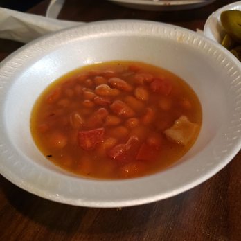 Gil's Smoking Grille & Catering - a bowl of beans and pickles - New American Near Me - Alice, Texas Gil's Smoking Grille & Catering - a bowl of beans and pickles - New American Near Me - Alice, Texas