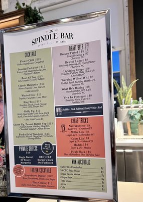 Menu photo 4 The Spindle Bar Charlotte, NC Menu photo 4 The Spindle Bar Charlotte, NC