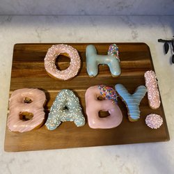 Liv's Donuts - Custom donuts for gender reveal!!