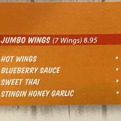 3rd Chute II - WINGS Menu