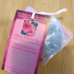 Grays Harbor Farmers Market & Craft Fair - Hibiscus & Berries Individual tea bag from the Fancy Accent Tea Co in Westport WA