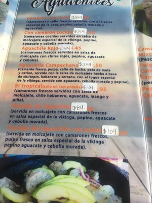 Menu photo 1 Marisco Mi Jacalito Rosarito, BCN Menu photo 1 Marisco Mi Jacalito Rosarito, BCN