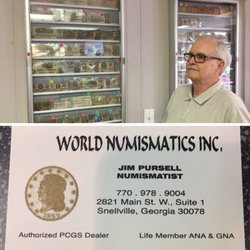 World Numismatics - Photo of World Numismatics Coin Shop, located in Snellville GA on Hwy 78 (Main Street) near McGee Rd.