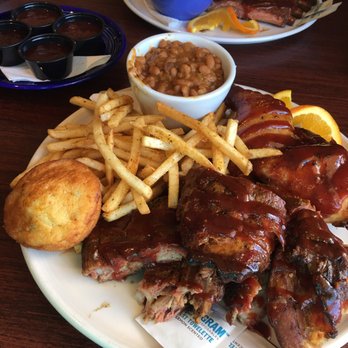 Cali BBQ - BBQ combo plate- rib tips and chicken w/fries and Wedding BBQ Beans - Barbeque Near Me - Spring Valley, California Cali BBQ - BBQ combo plate- rib tips and chicken w/fries and Wedding BBQ Beans - Barbeque Near Me - Spring Valley, California