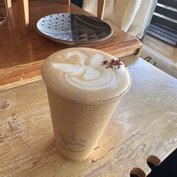 Caramel rose latte (large)