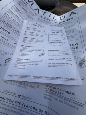 Menu photo 2 Matilda Chicago, IL Menu photo 2 Matilda Chicago, IL